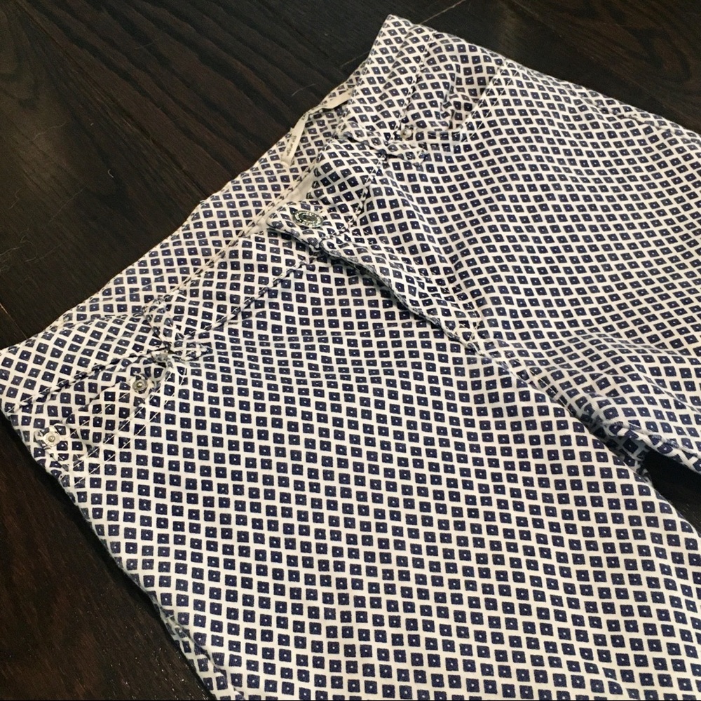 Zara White & Blue Pattern Skinny Jeans - Picture 12 of 14